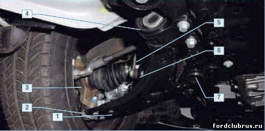 Передняя подвеска форд фокус 2 схема ремонт