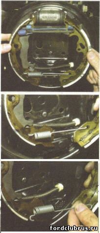 Замена задних тормозных колодок Форд Фокус 1